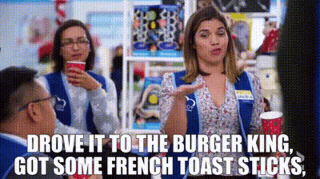 Superstore Amy Sosa GIF - Superstore Amy Sosa Drove It To The Burger King GIFs