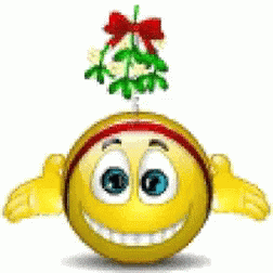 Mistletoe Kiss Emoji GIF - Mistletoe Kiss Emoji Merry Christmas GIFs