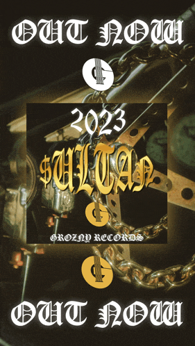 a poster for grozny records that says out now on it