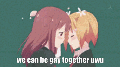 Anime Kiss Kiss GIF - Anime Kiss Kiss Lesbian GIFs