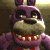 bonnie the bunny from five nights at freddy 's is a purple rabbit with big teeth and ears .