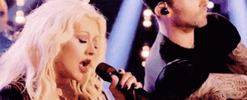 The Voice Christina Aguilera GIF
