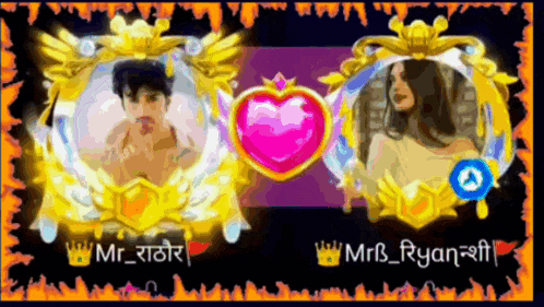 a picture of a man and a woman with the name mrs_ryanshi on the bottom