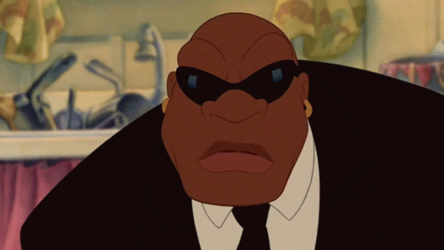A GIF - Lilo And Stitch Bodyguard Lauging GIFs