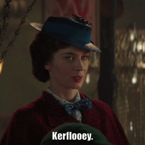 Mary Poppins Returns Kerflooey GIF - Mary Poppins Returns Kerflooey Topsy GIFs