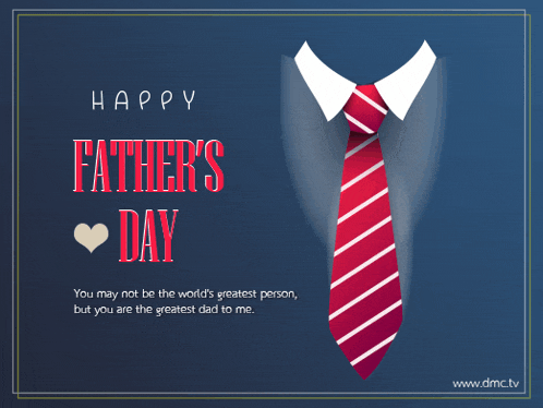 a father 's day greeting card with a shirt and tie