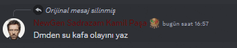 a screenshot of a conversation between newgen sadrazam and kamil papa