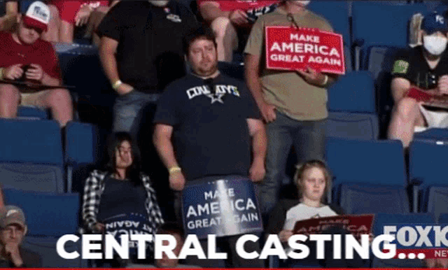 Central Casting Rally GIF - Central Casting Rally Democrats GIFs