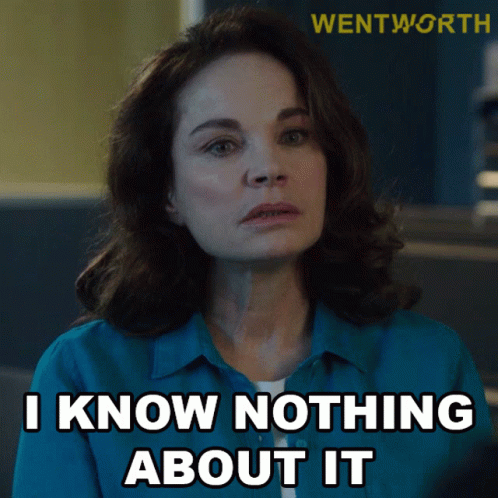I Know Nothing About It Sonia Stevens GIF - I Know Nothing About It Sonia Stevens Wentworth GIFs