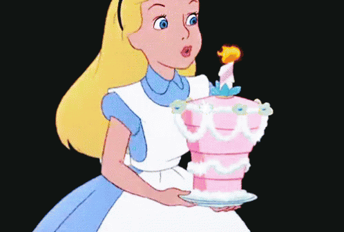 Alice In Wonderland Birthday GIF - Alice In Wonderland Birthday Happy Birthday GIFs