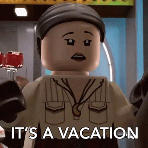 Its A Vacation Rose Tico GIF - Its A Vacation Rose Tico Lego Star Wars Summer Vacation GIFs