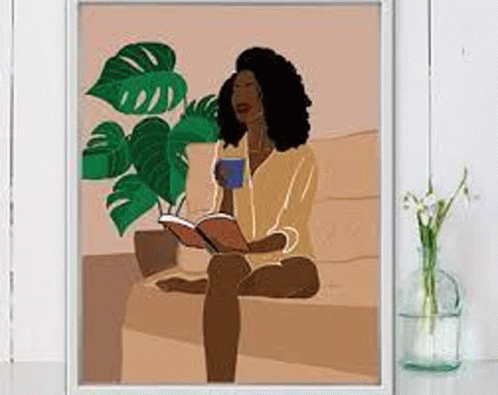 Book Reading GIF - Book Reading Black Woman GIFs