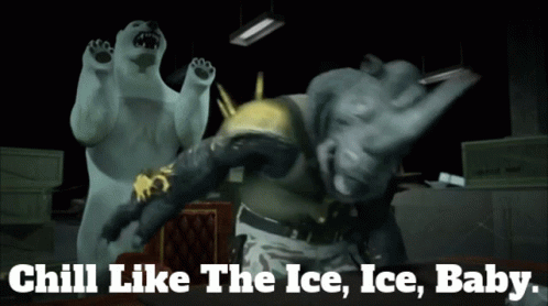 Tmnt Rocksteady GIF - Tmnt Rocksteady Chill Like The Ice Ice Baby GIFs