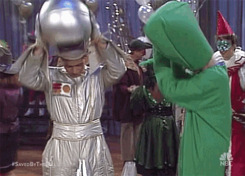 Costume Astronaut GIF - Costume Astronaut Green Man GIFs