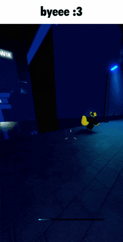 a screenshot of a video game with the words byeee : 3 at the top