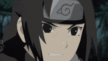 a close up of a person wearing a headband with a swirl on it