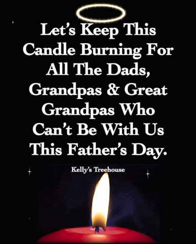 a red candle with a quote from kelly 's treehouse