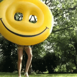 Smiley Face Float GIF - Smiley Face Float Happy GIFs
