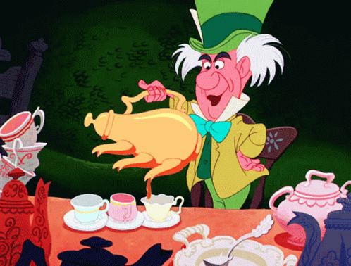 Mad Hatter What Do You Mean GIF - Mad Hatter What Do You Mean Pouring GIFs