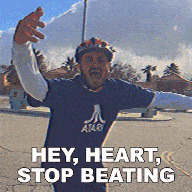 Hey Heart Stop Beating Chris Loporto GIF - Hey Heart Stop Beating Chris Loporto Cant Swim GIFs