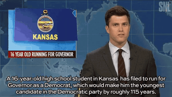 16year Old Running For Governor Democrat GIF - 16year Old Running For Governor Governor Democrat GIFs