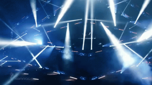 Disco Lights Party Time GIF