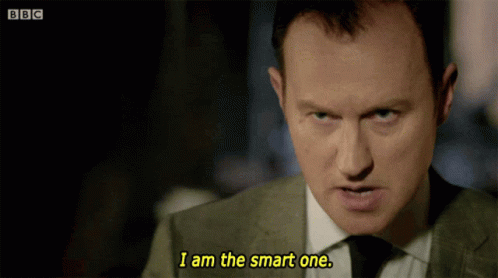 I Am The Smart One The Older Brother GIF - I Am The Smart One The Older Brother Mycroft Holmes GIFs