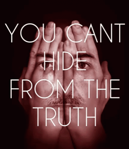 You Cant Hide From The Truth GIF - You Cant Hide From The Truth Cool GIFs