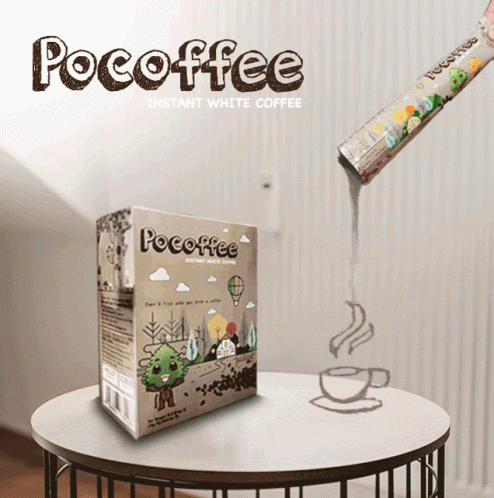Pocoffee White Coffee GIF - Pocoffee White Coffee Powder GIFs