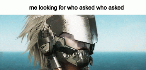 Discord Metal Gear Rising GIF - Discord Metal Gear Rising Who Asked Who Asked GIFs