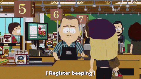 South Park Cashier GIF - Cashier Registers Good Afternoon GIFs