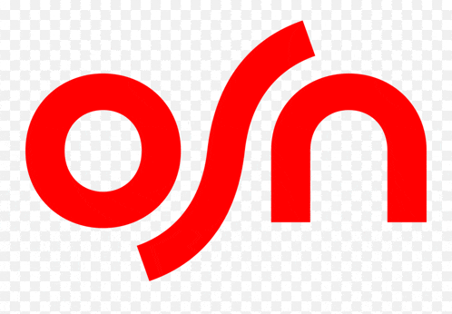 a red circle with the letter n on it