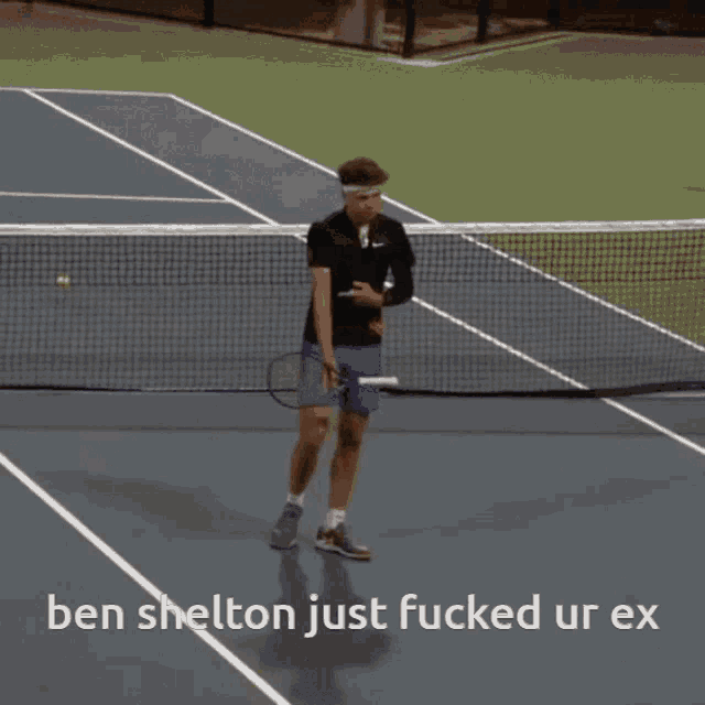 a group of people hugging each other with the words ben shelton just fucked ur ex