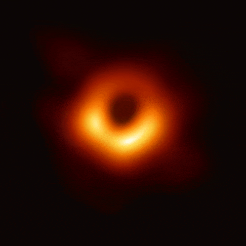 it looks like a black hole in the middle of a star .