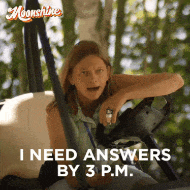 I Need Answers By 3 Pm Rhian Finley-cullen GIF - I Need Answers By 3 Pm Rhian Finley-cullen Anastasia Phillips GIFs