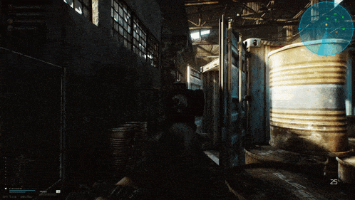 a screenshot of a video game with the number 25 in the corner