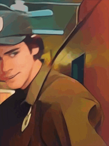 a cartoon of a man wearing a baseball cap