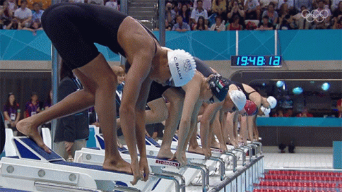 Get Set Ready Olympics GIF - Get Set Ready Olympics Swimming Competition GIFs
