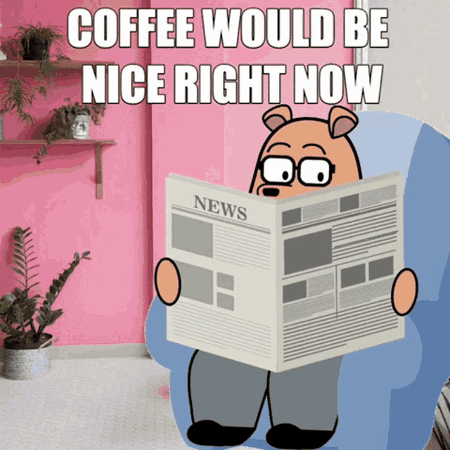 Coffee Newpaper GIF - Coffee Newpaper Morning Coffee GIFs