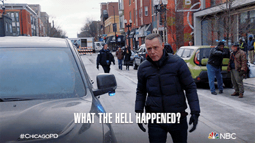 What The Hell Happened Hank Voight GIF