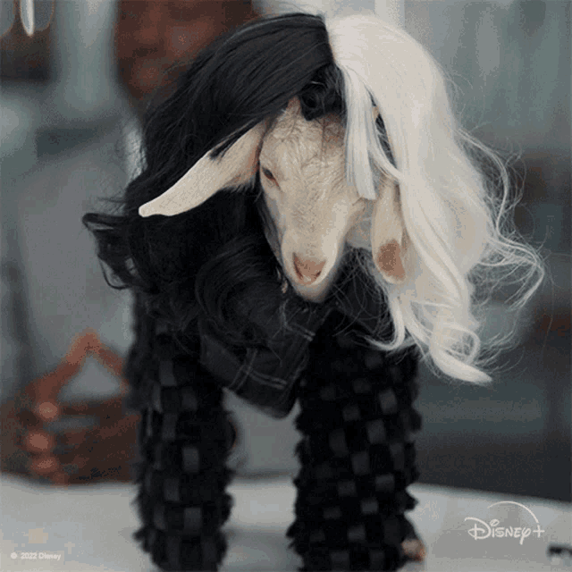 Sniffing Goats GIF - Sniffing Goats Cruella GIFs