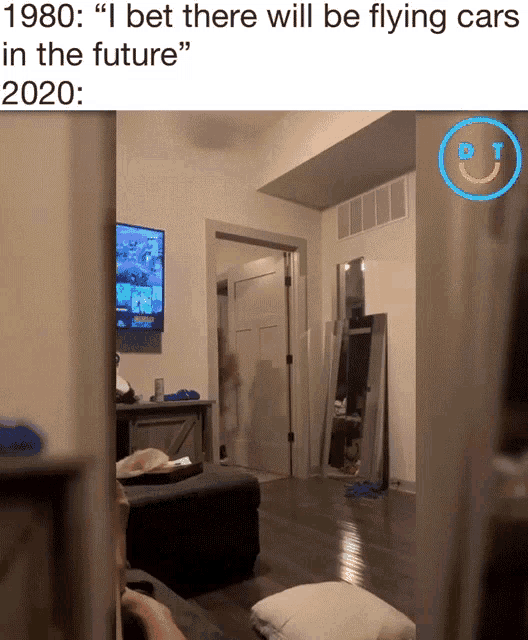 I Bet There Will Be Flying Cars In The Future Broken Mirror GIF - I Bet There Will Be Flying Cars In The Future Broken Mirror Fall Down GIFs