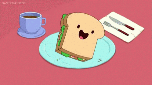 Sandwich Happy Sandwich GIF - Sandwich Happy Sandwich Lunch GIFs