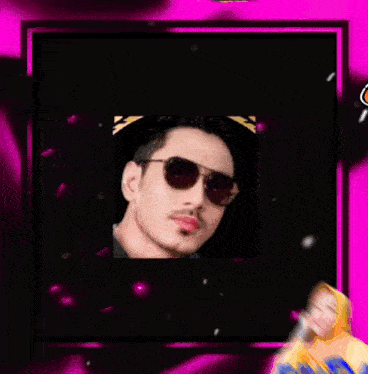 a picture of a man wearing sunglasses with the words assalamu editor behind him