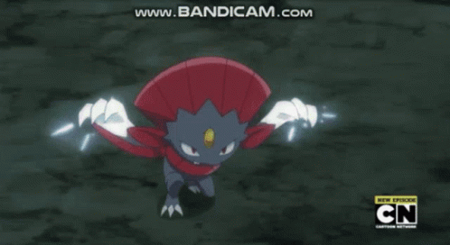 Weavile Pokemon Weavile GIF - Weavile Pokemon Weavile Weavile Uses Metal Claw GIFs