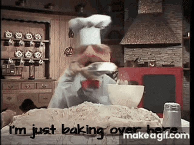 Baking Baker GIF - Baking Baker Muppet GIFs
