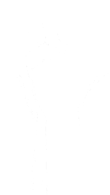 a silhouette of a person 's hand with the fingers visible