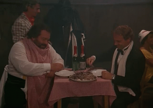 Bud Spencer Terrence Hill GIF - Bud Spencer Terrence Hill Food GIFs