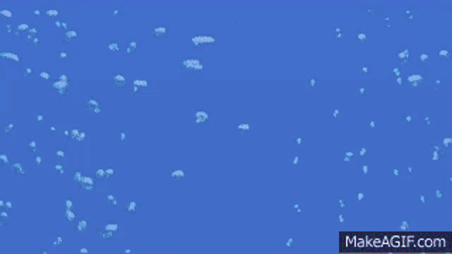 a blue background with the words " can we go on land " in white letters