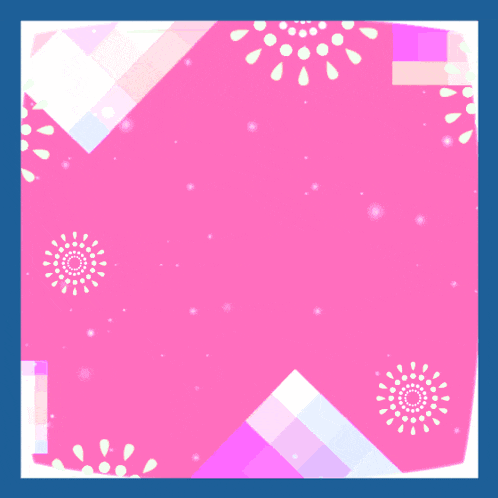 a pink background with arabic writing and flowers